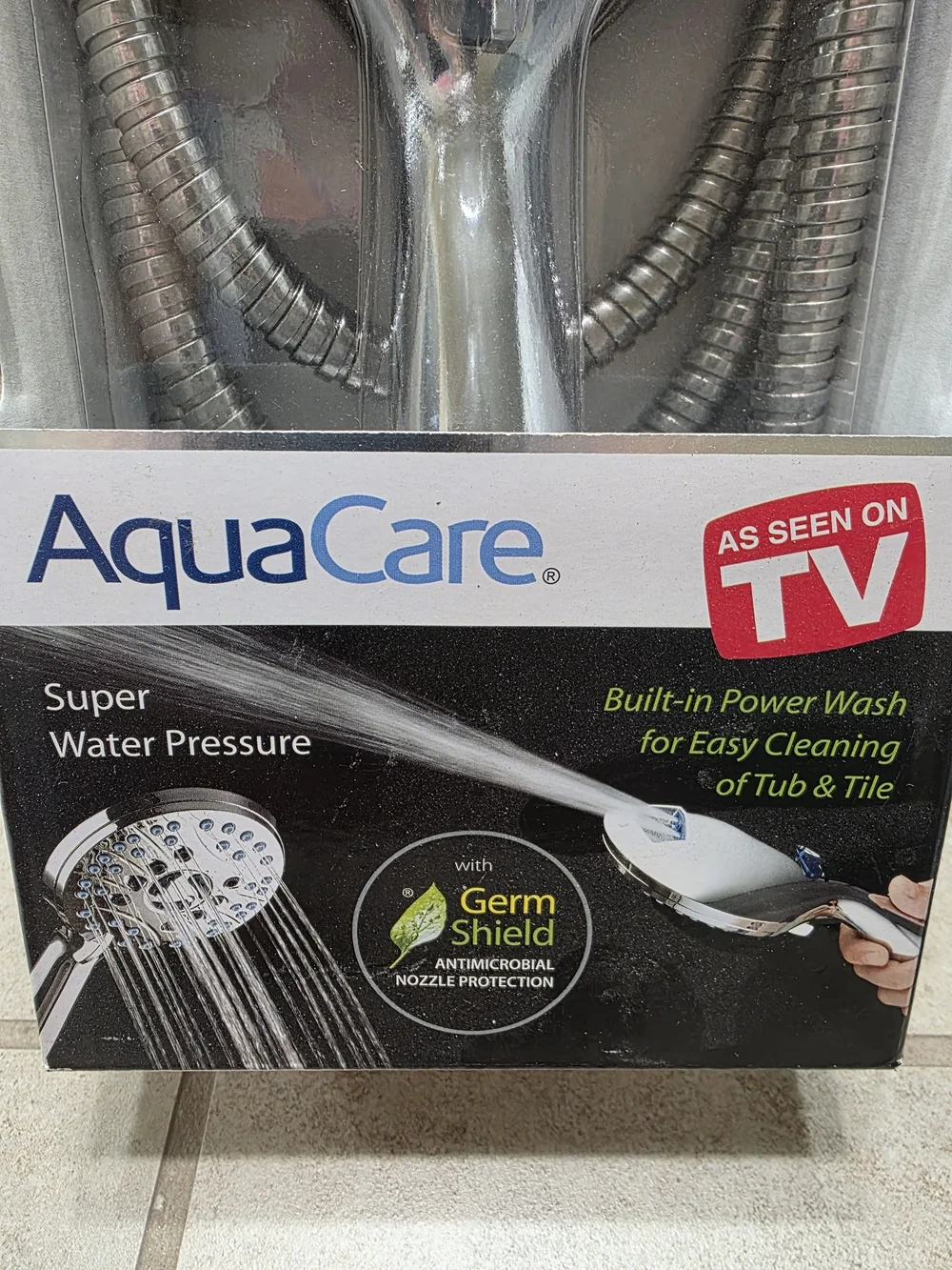 Antimicrobial Handheld Shower Head in Chrome
